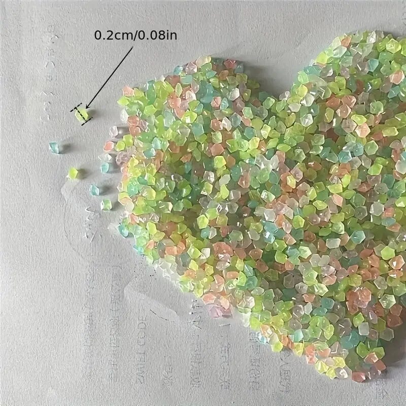 1000-Pieces: Luminous Glowing Stones for Garden, Plants, Aquarium & More