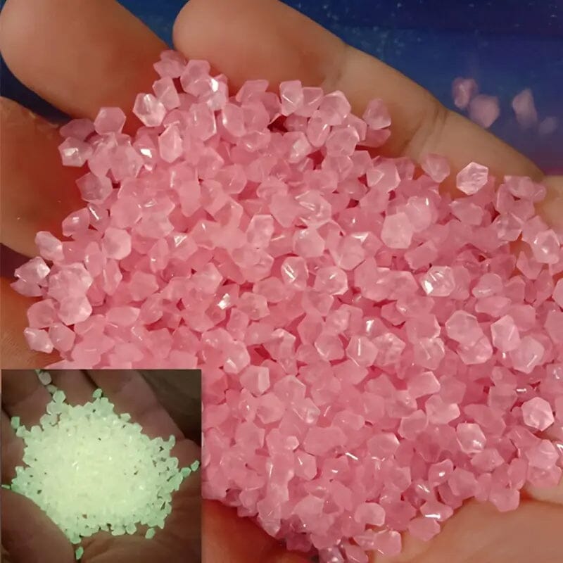 1000-Pieces: Luminous Glowing Stones for Garden, Plants, Aquarium & More