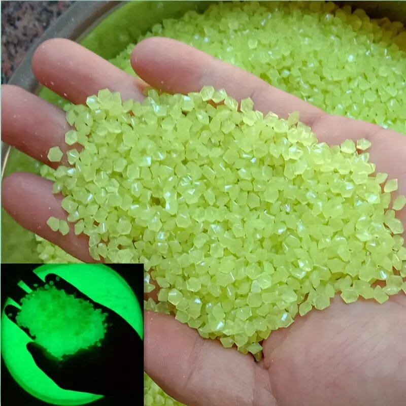 1000-Pieces: Luminous Glowing Stones for Garden, Plants, Aquarium & More