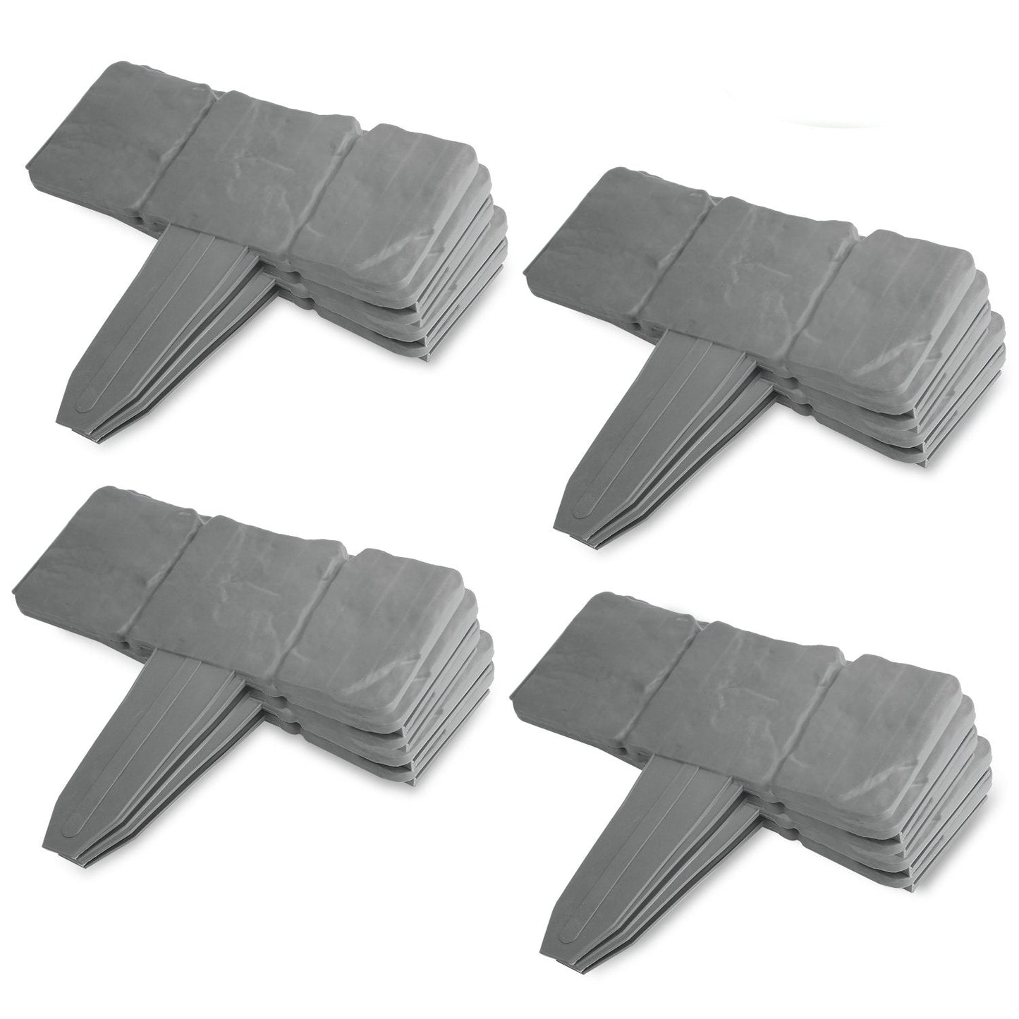 20-Pieces: Plastic Cobbled Stone Effect