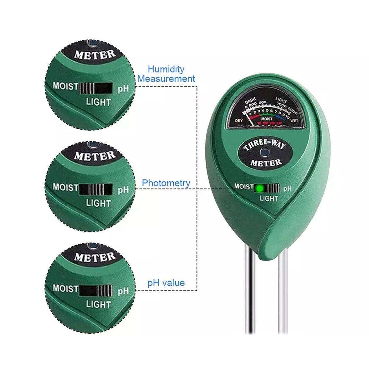 3-in-1 Soil Tester Kits for Garden