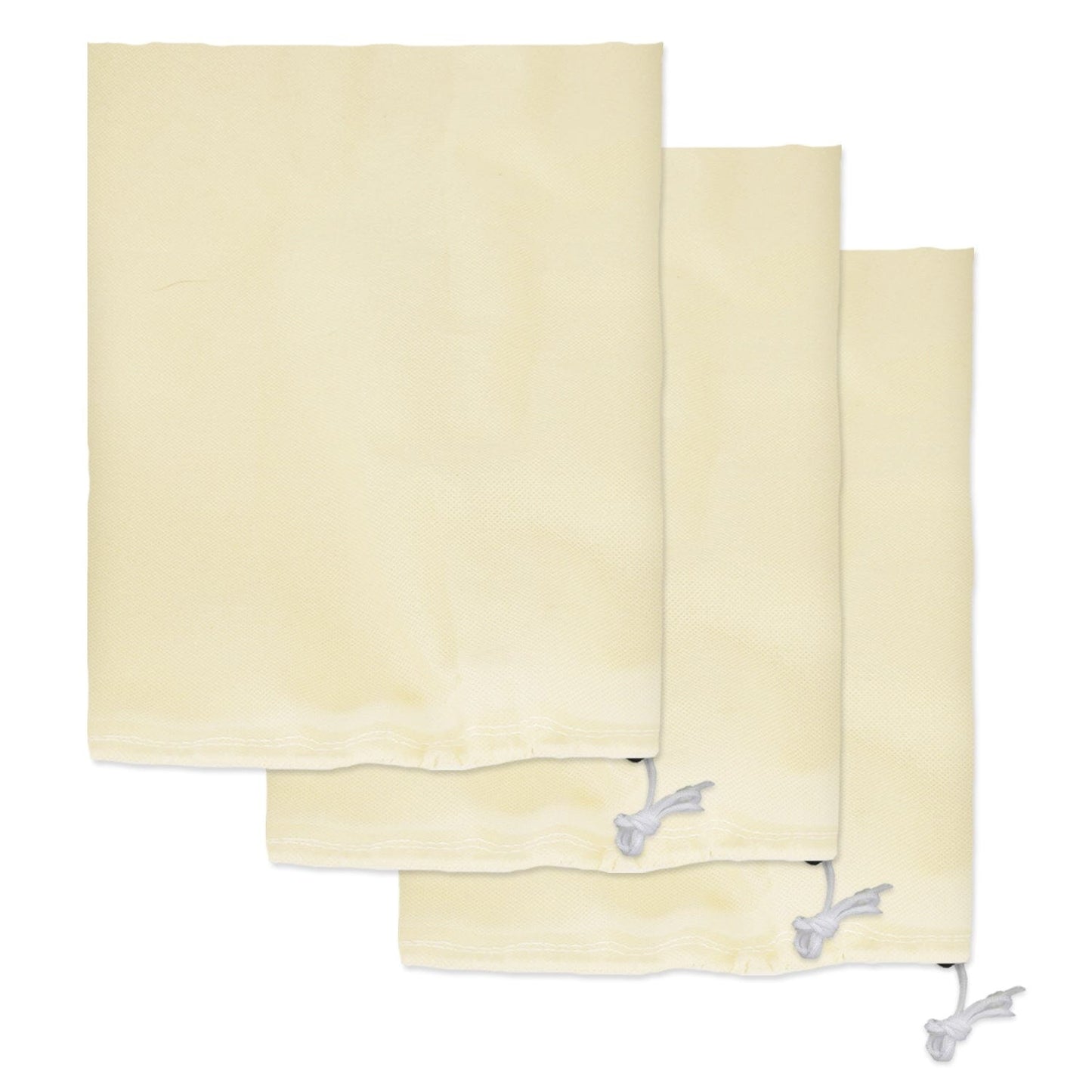 3-Pieces: Winter Plant Cover Bags with Drawstring