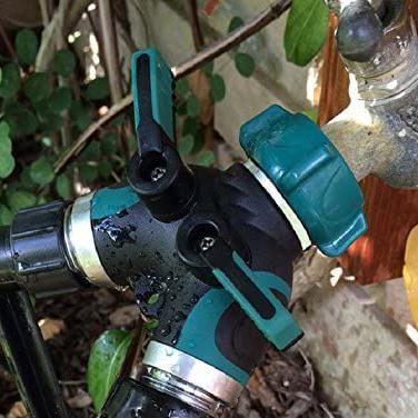 All Metal Body Garden Hose Splitter