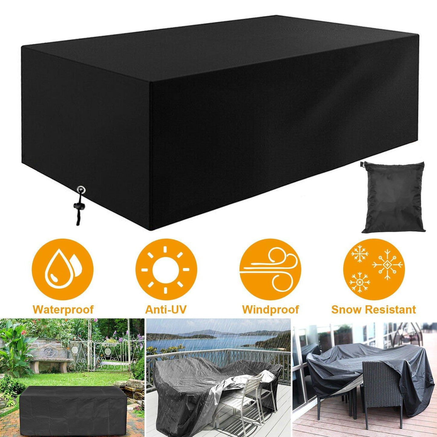 iMounTEK 210D Waterproof Outdoor Furniture Cover
