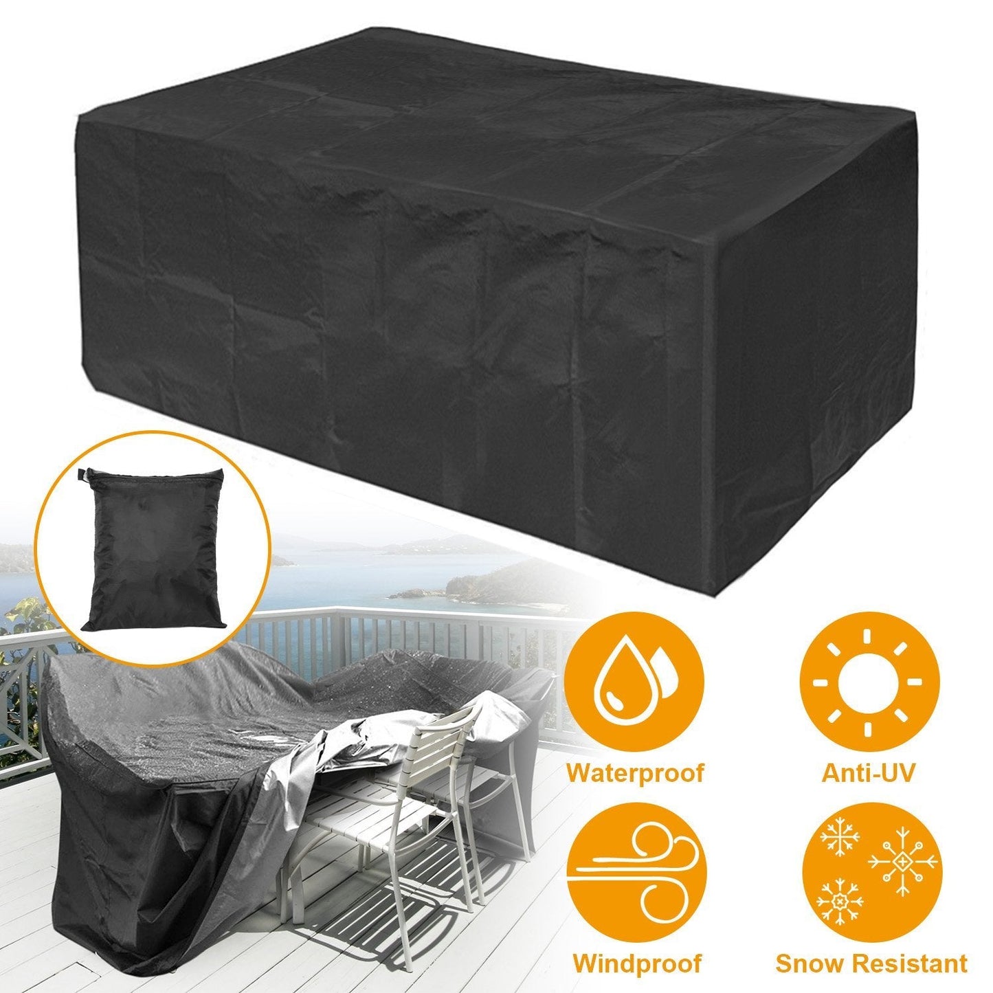 iMounTEK 210D Waterproof Outdoor Furniture Cover