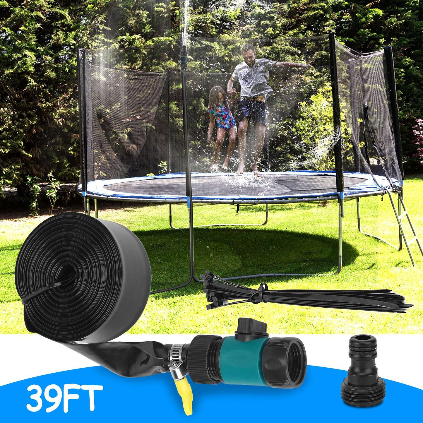 Kids Trampoline Sprinkler Outdoor