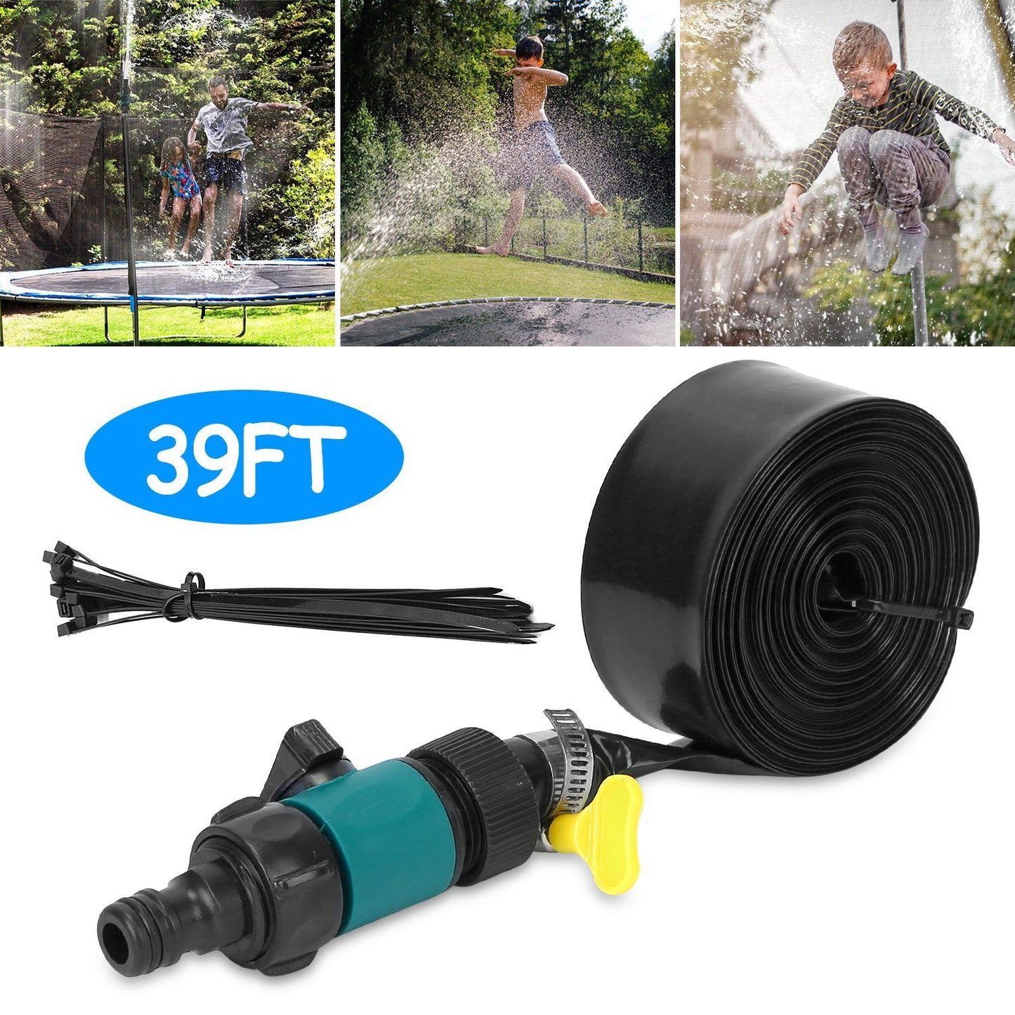 Kids Trampoline Sprinkler Outdoor
