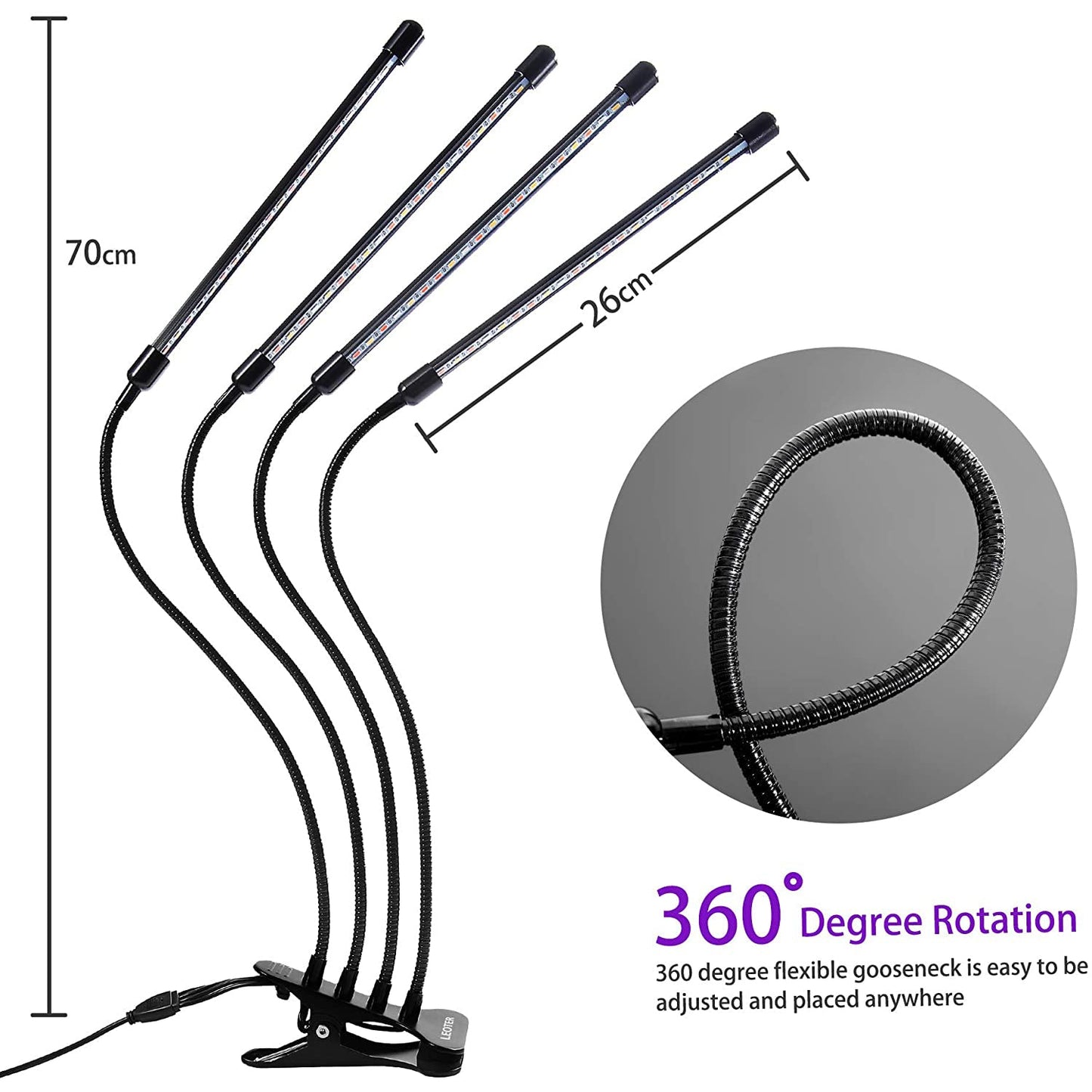LEOTER Grow Light for Indoor Plants