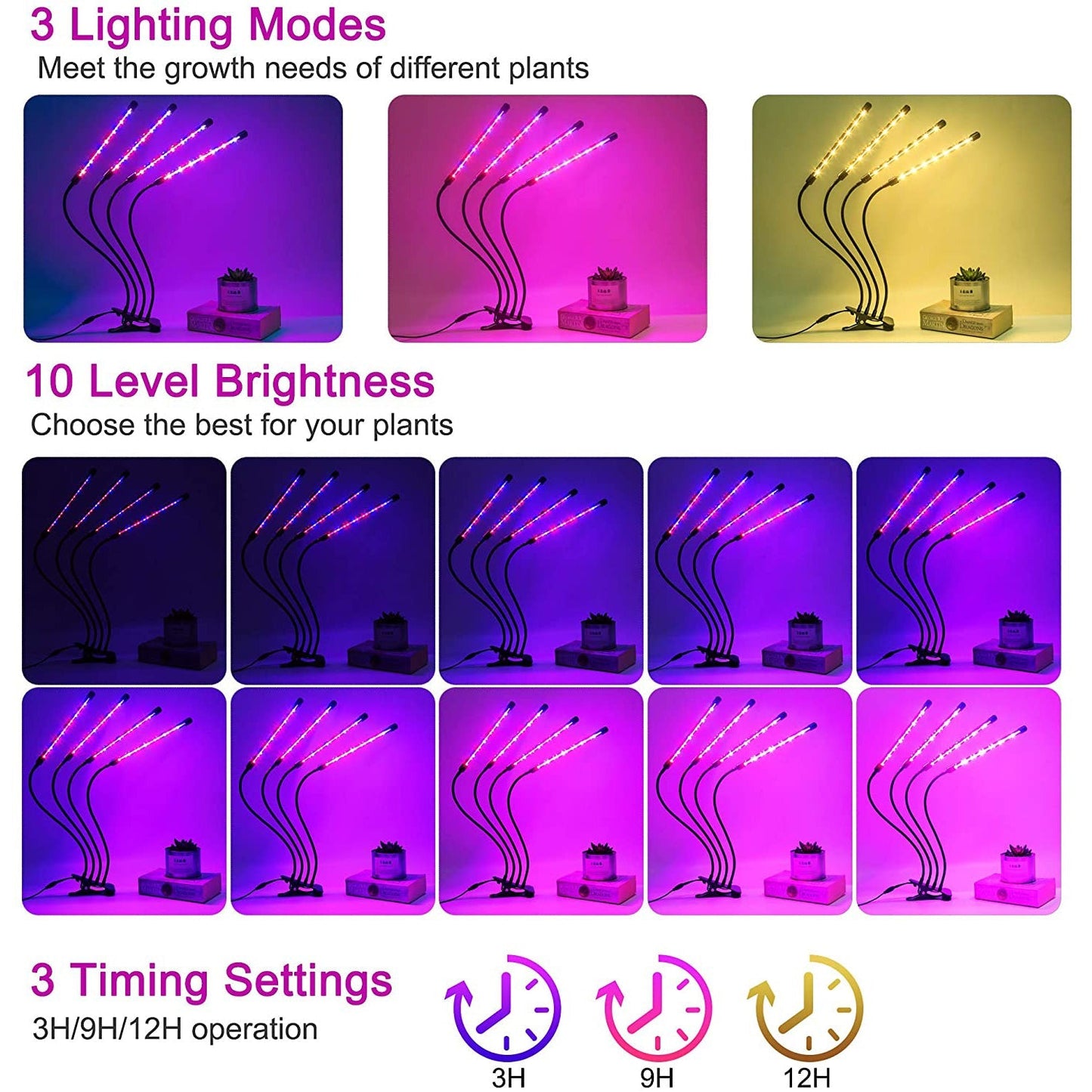 LEOTER Grow Light for Indoor Plants