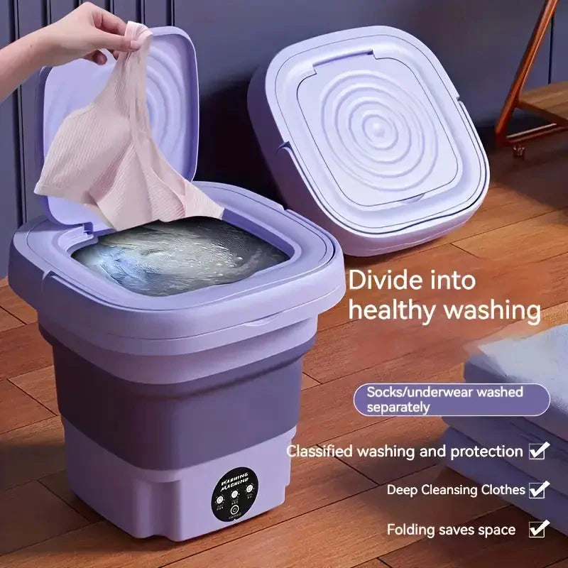 Portable Washing Machine with Disinfection Function