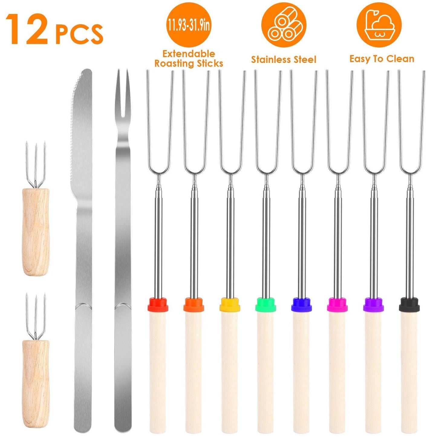 Stainless Steel Roasting Sticks