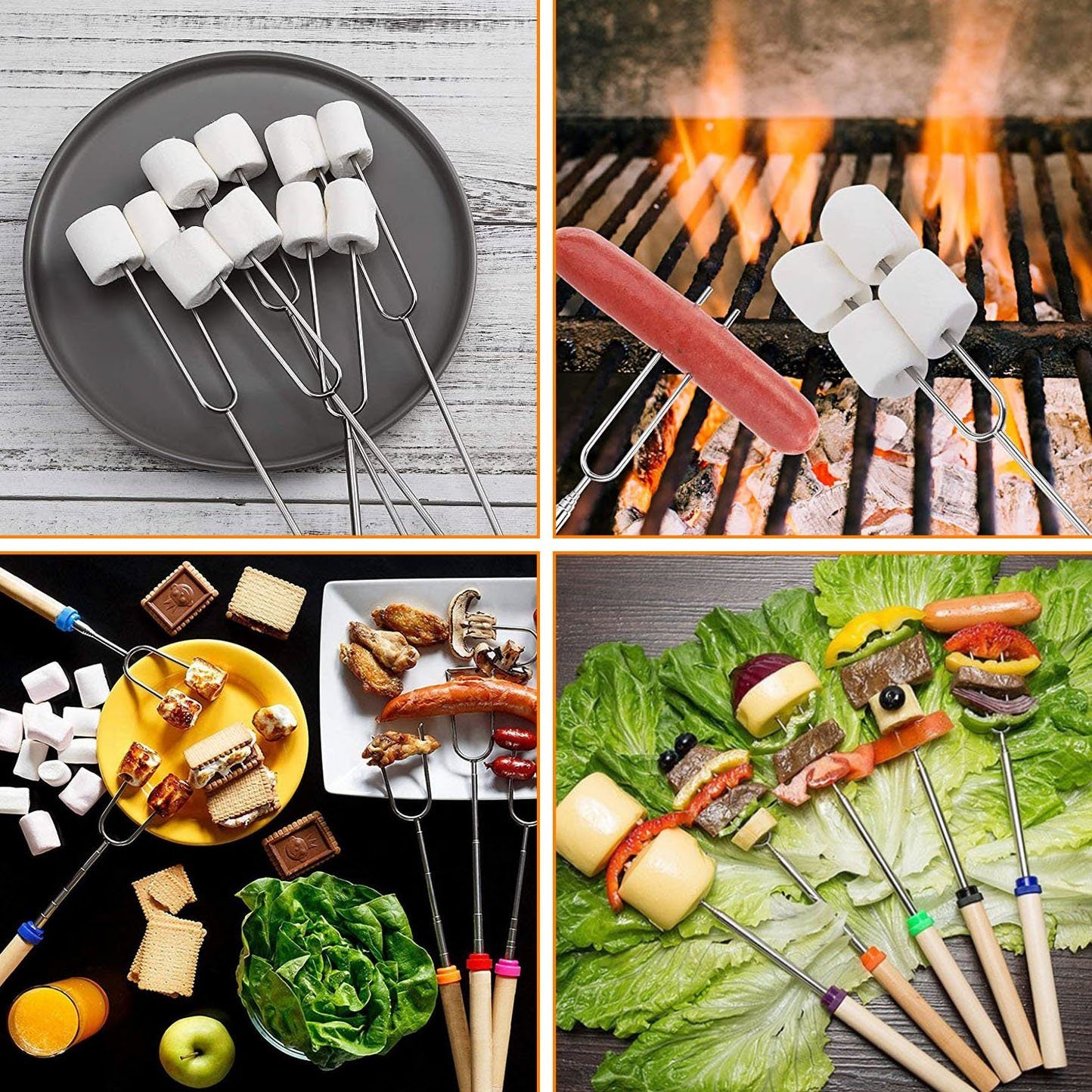 Stainless Steel Roasting Sticks
