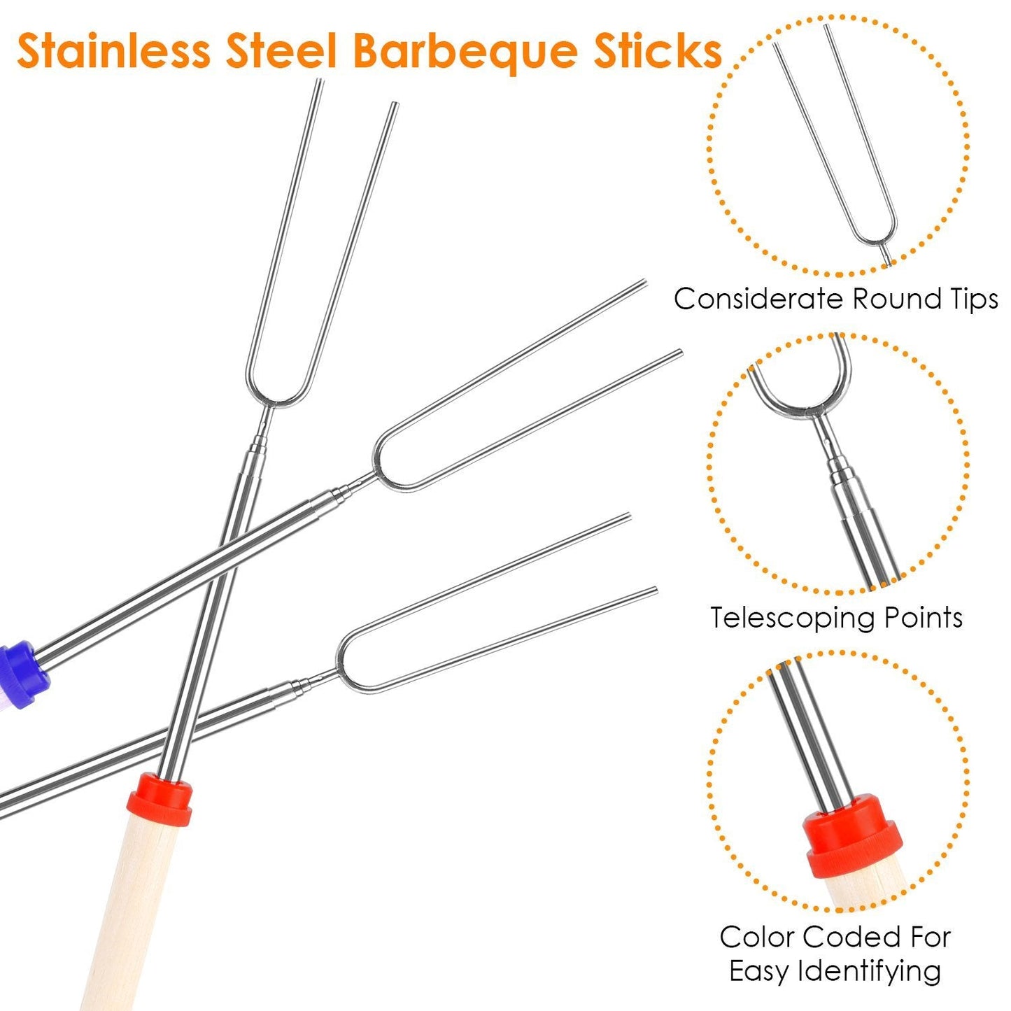 Stainless Steel Roasting Sticks