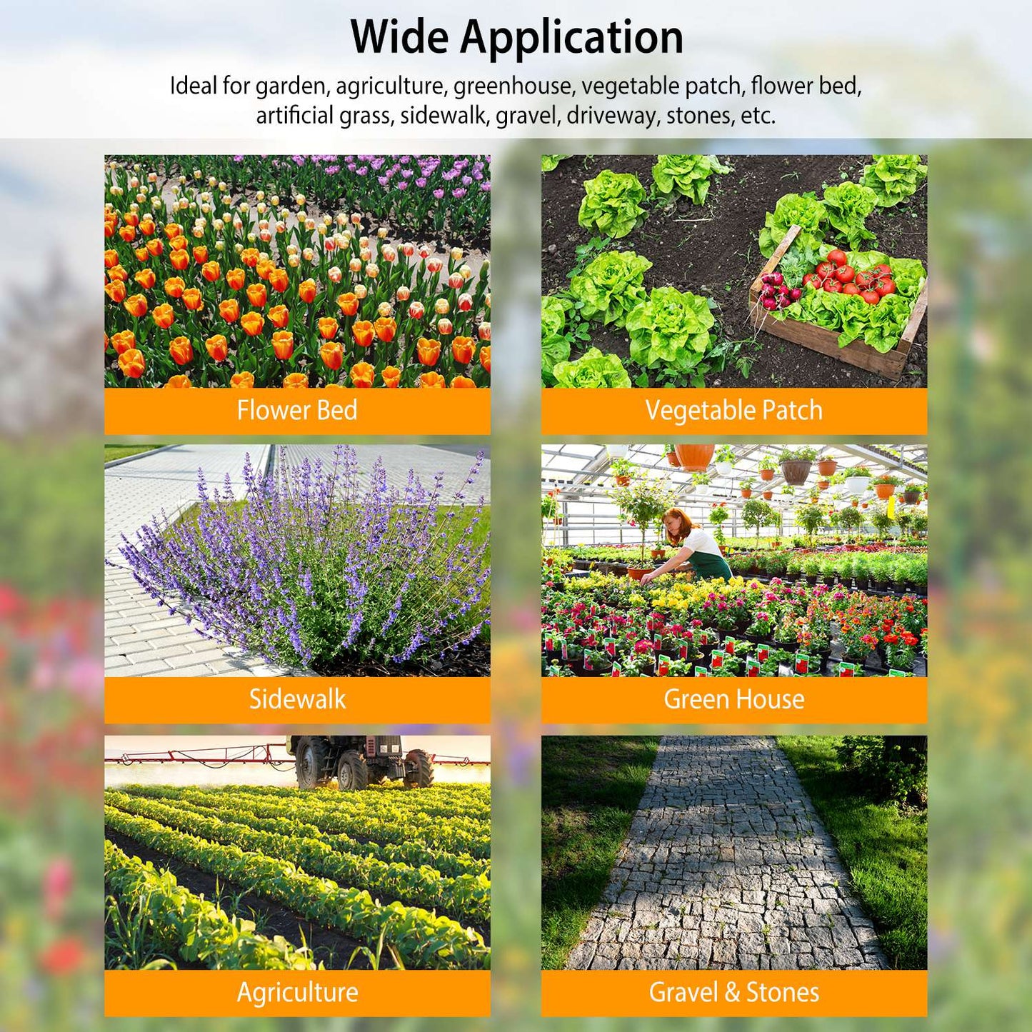 Weed Barrier Landscape Gardening Mat Fabric Woven