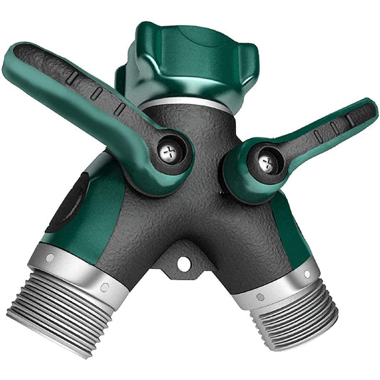 All Metal Body Garden Hose Splitter