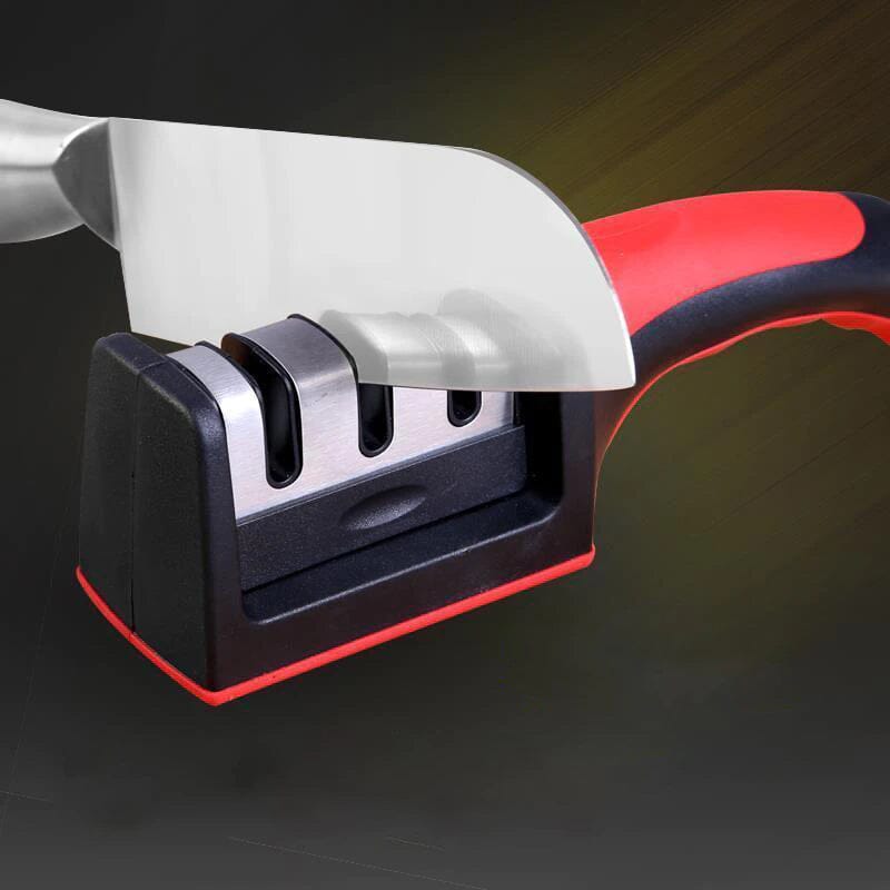 Knife Sharpener Handheld  3 Stages Type Quick Sharpening Tool