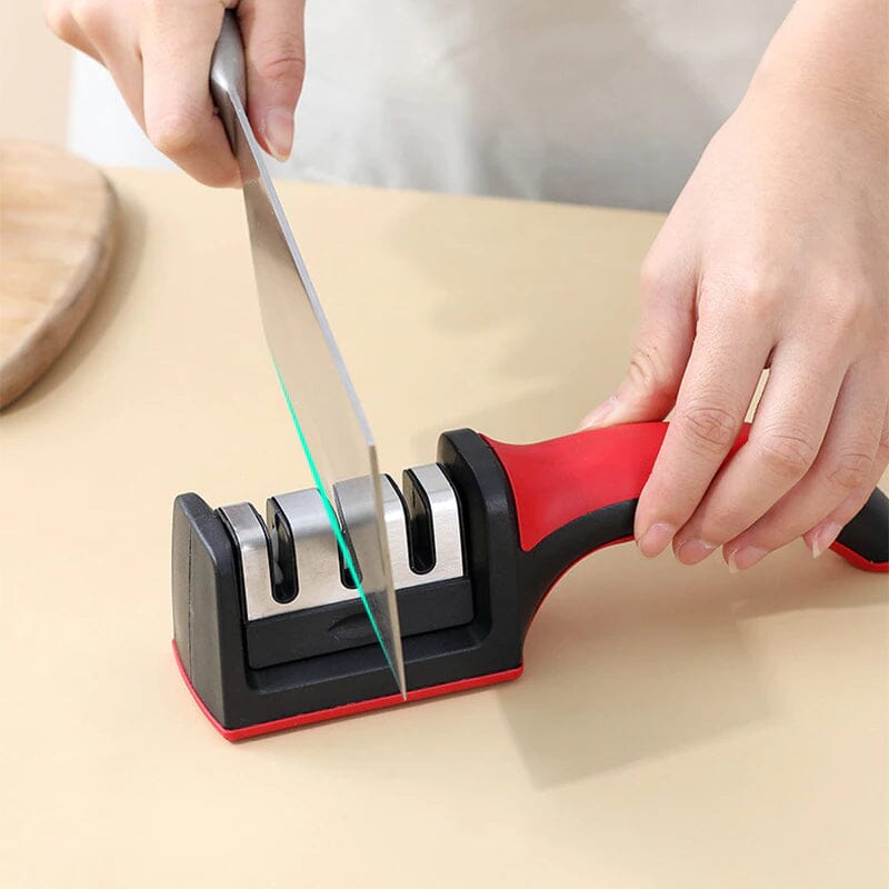 Knife Sharpener Handheld  3 Stages Type Quick Sharpening Tool